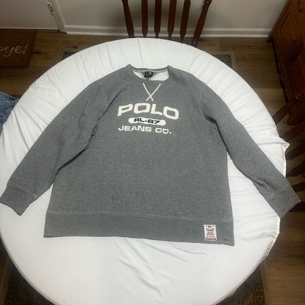 Ralph Lauren Gray Crewneck Sweater